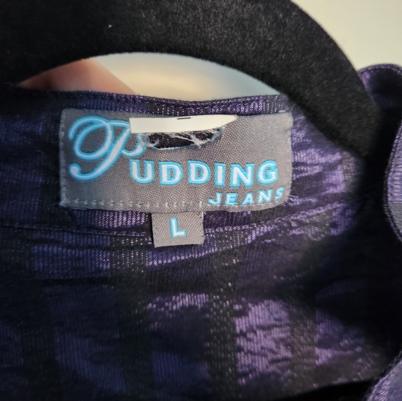 Vintage 90s Y2K Puff Sleeve Top - Picture 2 of 3